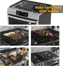 Load image into Gallery viewer, Upgrade Your Cooking with 19.6" Cast Iron Griddle Compatible with GE Stoves