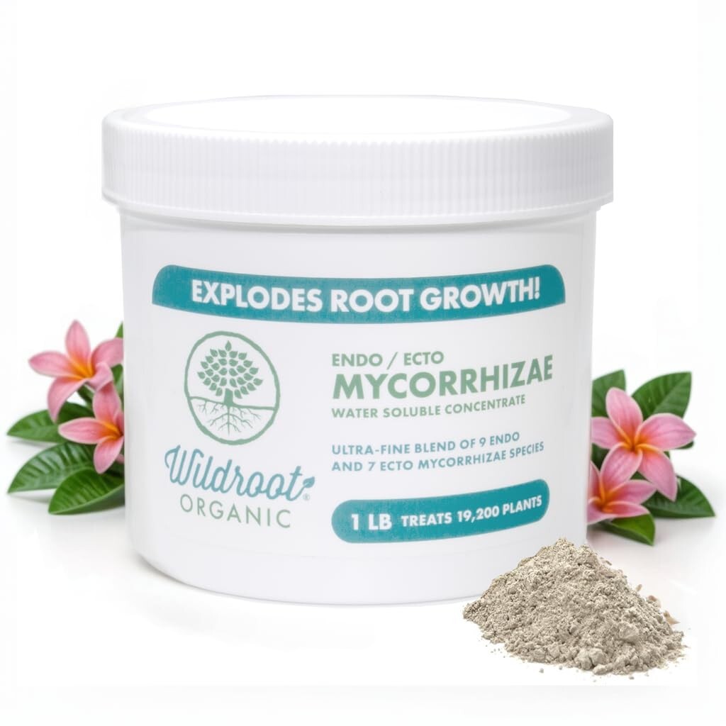 16 Species Mycorrhizae Inoculant - 1 lb Enhances Plant Growth & Saves Water