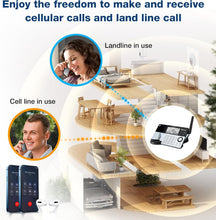 Load image into Gallery viewer, Long Range Cordless Phone System – Bluetooth Connect &amp; Expandable to 12 HS
