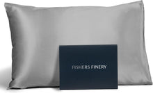 Load image into Gallery viewer, Luxurious 25mm Pure Mulberry Silk Pillowcase, Silver Good Housekeeping Winner