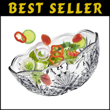 Load image into Gallery viewer, Geometric Pattern Crystal Bowls - Ideal for Elegant Dining &amp; Special Occasions