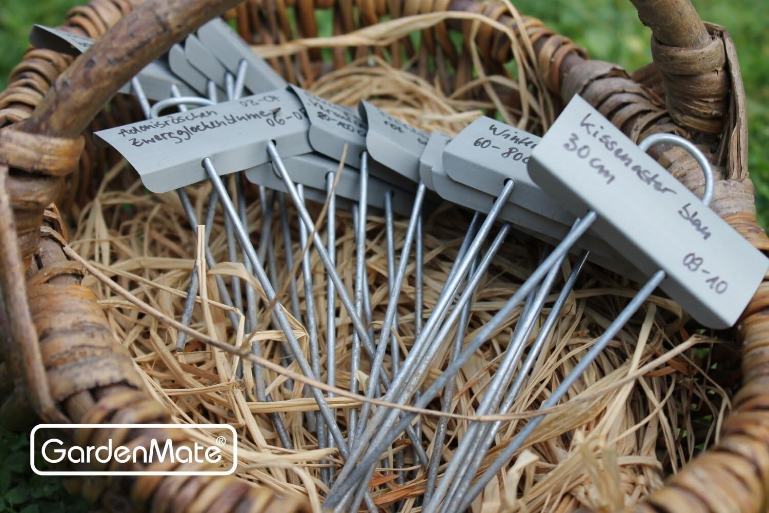 Resistant Zinc Mini Plant Labels - 100 Durable Markers for Garden Care