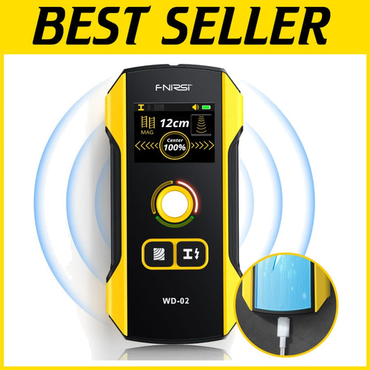 Versatile Wall Scanner with Positioning Hole – Detects Metal, Wood & AC Wires
