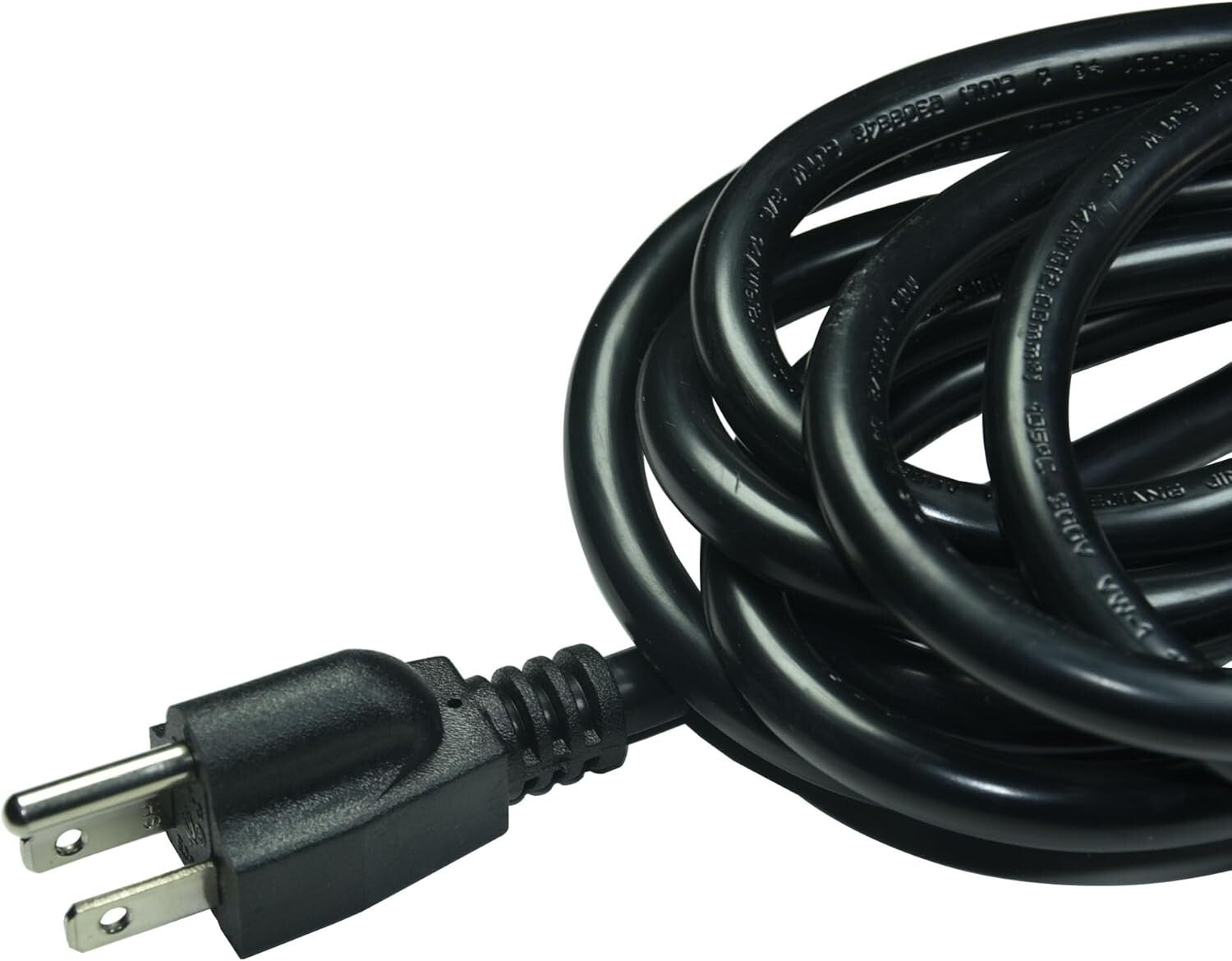 Reliable 30ft 15A 14 Gauge Power Cord with NEMA Plug - Indoor/Outdoor Ready