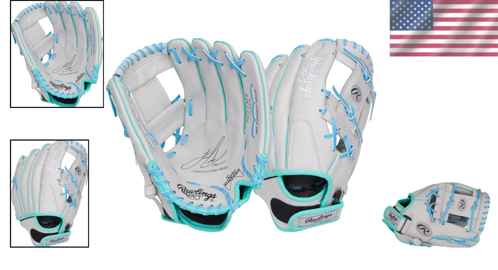 Sure Catch 11.5" Leather Baseball Glove for Young Players - Right Hand Throw