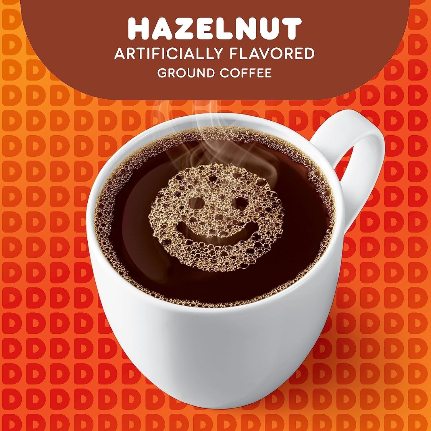 Dunkin Hazelnut Flavor K-Cup Pods, 128 Count for Effortless Coffee Indulgence