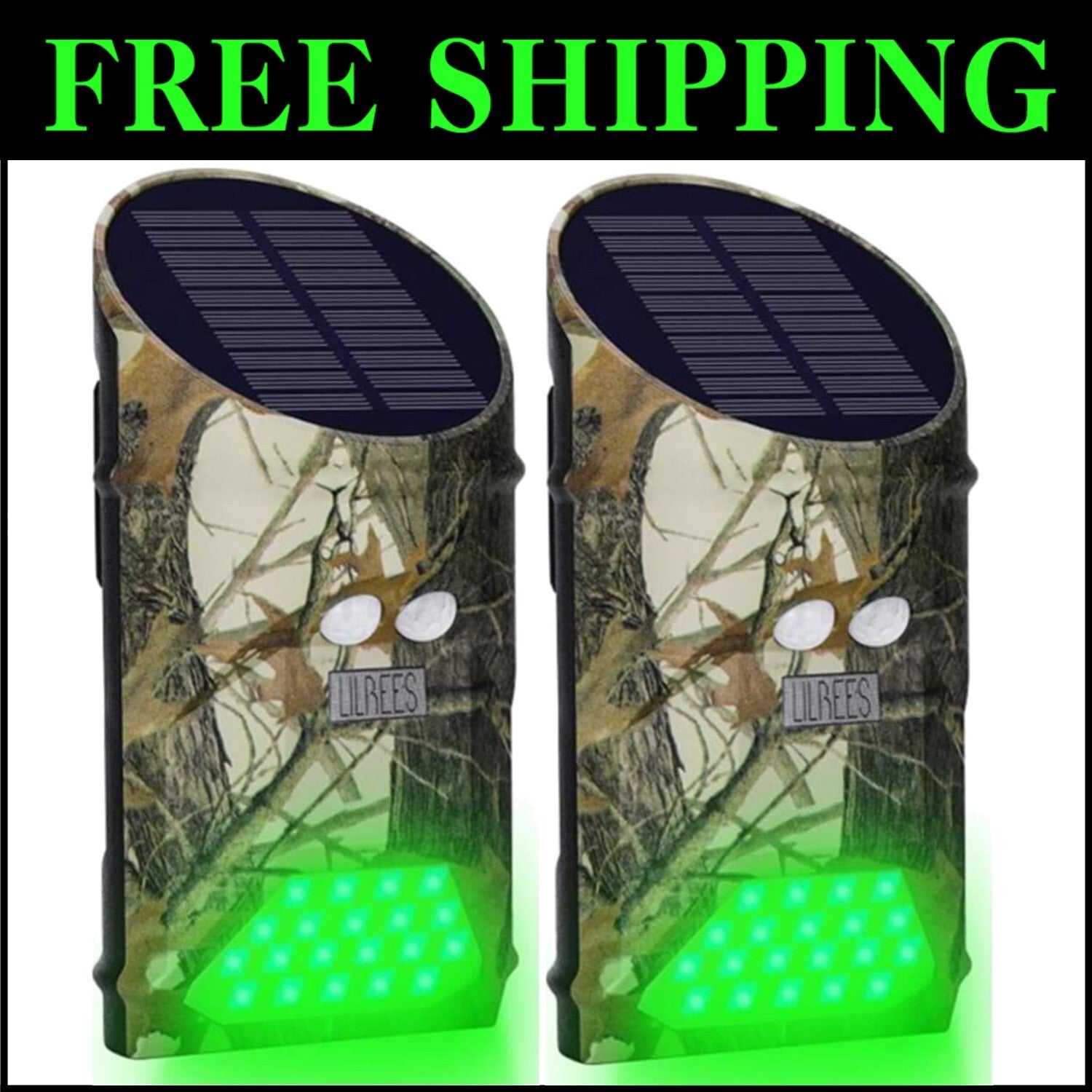 Easy-Setup Solar Hunting Light with Motion Activation - Perfect for Outdoor Use