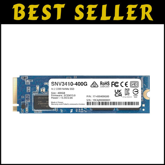 Professional-grade M.2 2280 NVMe SSD - 400GB for Lightning-Fast NAS Performance