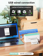Load image into Gallery viewer, High-Speed Bluetooth Shipping Label Printer - Compatible with Major Platforms