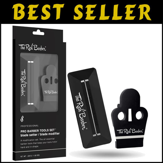 Precision Barber Tool Set: Quick Blade Modifier & Professional Alignment Tools