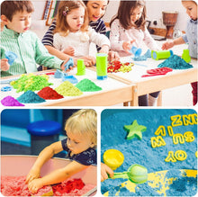 Load image into Gallery viewer, Safe 11lb Moldable Sand Set - 5 Bright Colors for Imagination &amp; Creativity