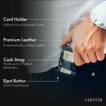 Load image into Gallery viewer, Men's Minimalist Wallet - Durable RFID Cardholder with Quick Access - Steel Blue