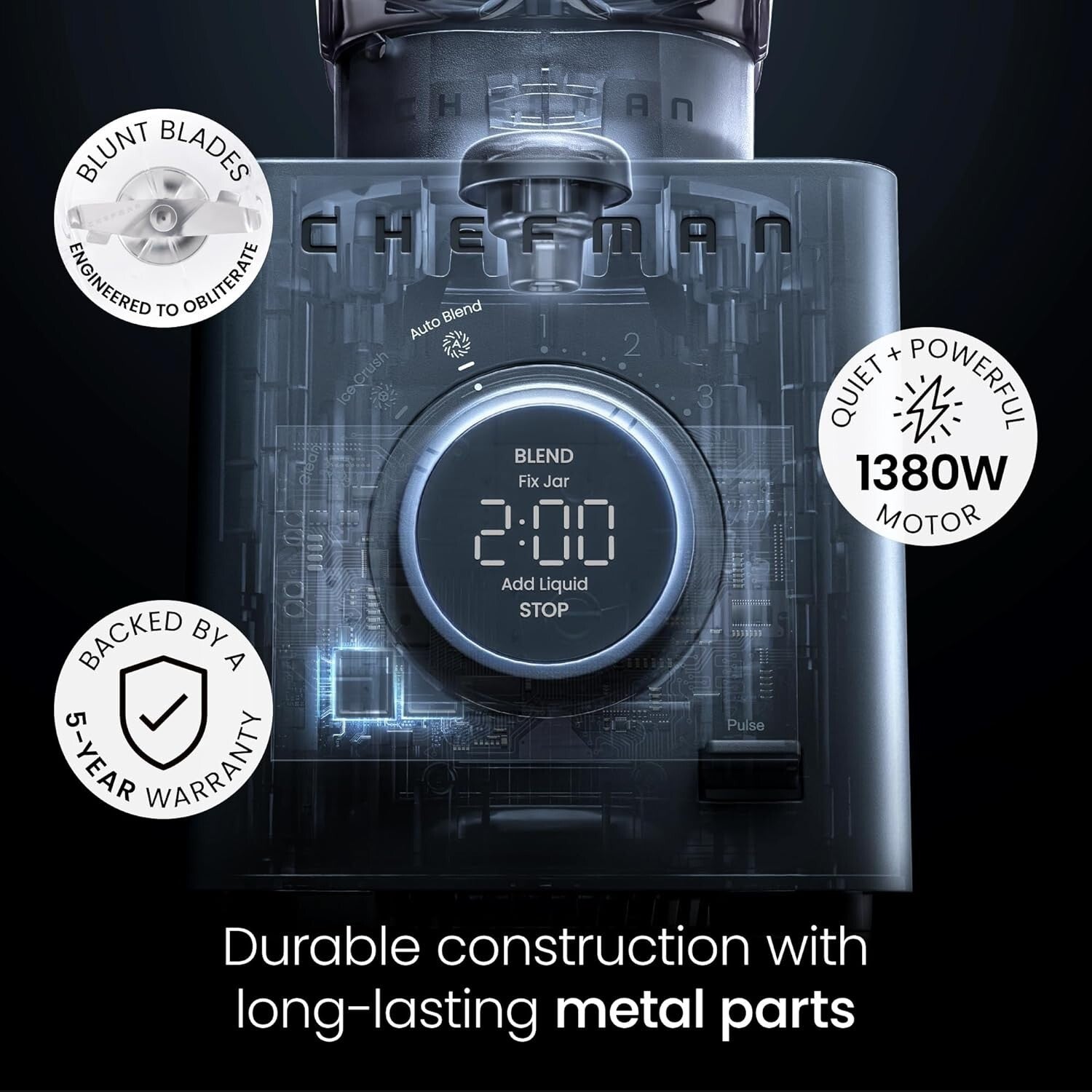 Award-Winning 1380W Blender with Stylish Design - Perfect for Your Kitchen