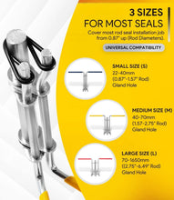 Load image into Gallery viewer, Heavy-Duty Hydraulic Cylinder Repair Kit: 3 Seal Installers &amp; Wrenches