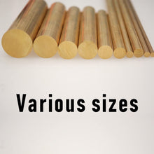 Load image into Gallery viewer, Solid Brass Rods, 2" Dia, 4" Long - Perfect for Knife Handles and Crafts
