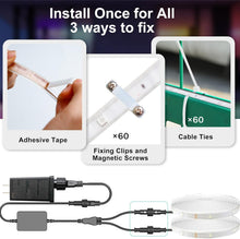 Load image into Gallery viewer, Multicolor Waterproof LED Rope Lights - App Control &amp; Music Sync for Outdoor Fun