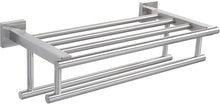 Load image into Gallery viewer, Large Double Towel Bar Holder in Brushed Nickel - Durable Stainless Steel Design