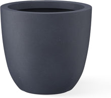 Load image into Gallery viewer, Elegant 14" Diameter Concrete Planter with Rubber Plug - Perfect for Every Space