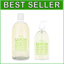 Load image into Gallery viewer, Savon de Marseille Liquid Soap Gift Set - Fresh Verbena 16.9 oz + 33.8 oz Refill