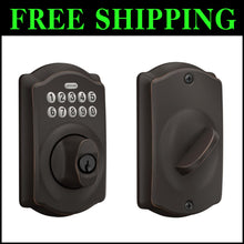 Load image into Gallery viewer, Premium Keypad Deadbolt in Aged Bronze - Easy Installation &amp; Energy Efficient