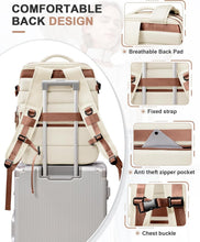 Load image into Gallery viewer, Multi-Functional 40L Backpack for Travel - Laptop Holder &amp; Shoe Compartment