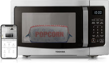 Load image into Gallery viewer, Voice-Activated 1.3 Cu Ft Microwave - Sensor Cooking, Mute Function &amp; Child Lock