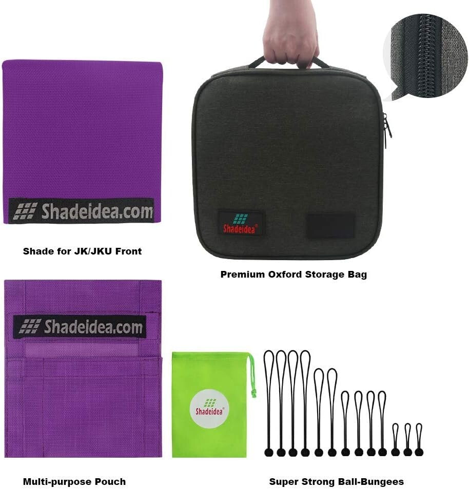 Customizable Jeep Sun Shade Top - Blocks UV Rays & Keeps Interior Cool in Style