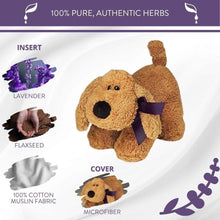 Load image into Gallery viewer, Children's Microwaveable Lavender Pillow - Lucky The Puppy for Calming Comfort