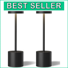 Load image into Gallery viewer, Stylish Rechargeable Table Lamps (Set of 2): Portable &amp; Long-lasting Light