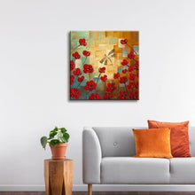 Load image into Gallery viewer, Gallery Wrapped 24x24 Dragonfly Floral Oil Painting - Ready to Hang Luxury Art