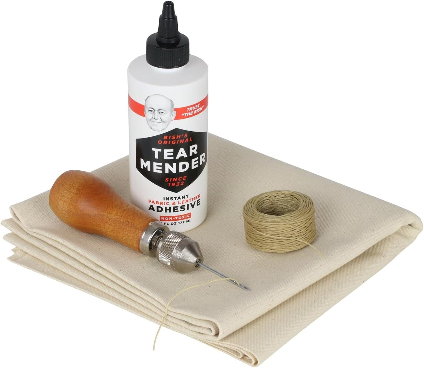 Ultimate Repair Solution for Tents & Tarps: Canvas, Glue & Waxed Thread