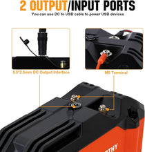 Load image into Gallery viewer, Compact 20Ah Lithium Battery - Perfect for Camping, Fishing, and Emergency Power