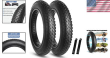 Load image into Gallery viewer, All-Terrain 20x4.0 Inch Fat Bike Tire Set with Exceptional Grip and Traction
