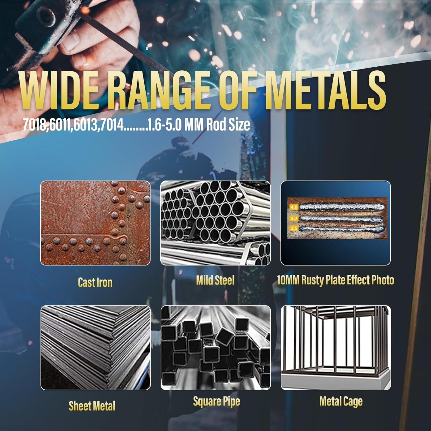 110V Portable Welding Machine, 200Amp Power with LCD - Ideal for Beginners