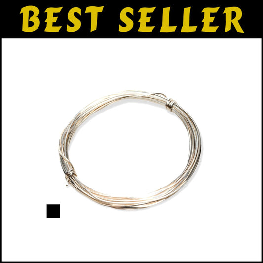 1 Ounce 10 Gauge Square Sterling Silver Wire - Perfect for Jewelry Creations