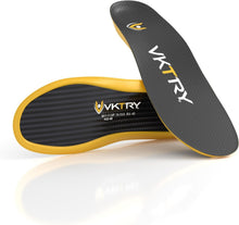 Load image into Gallery viewer, Gold Carbon Fiber Performance Insoles for Enhanced Athletic Experience - Unisex