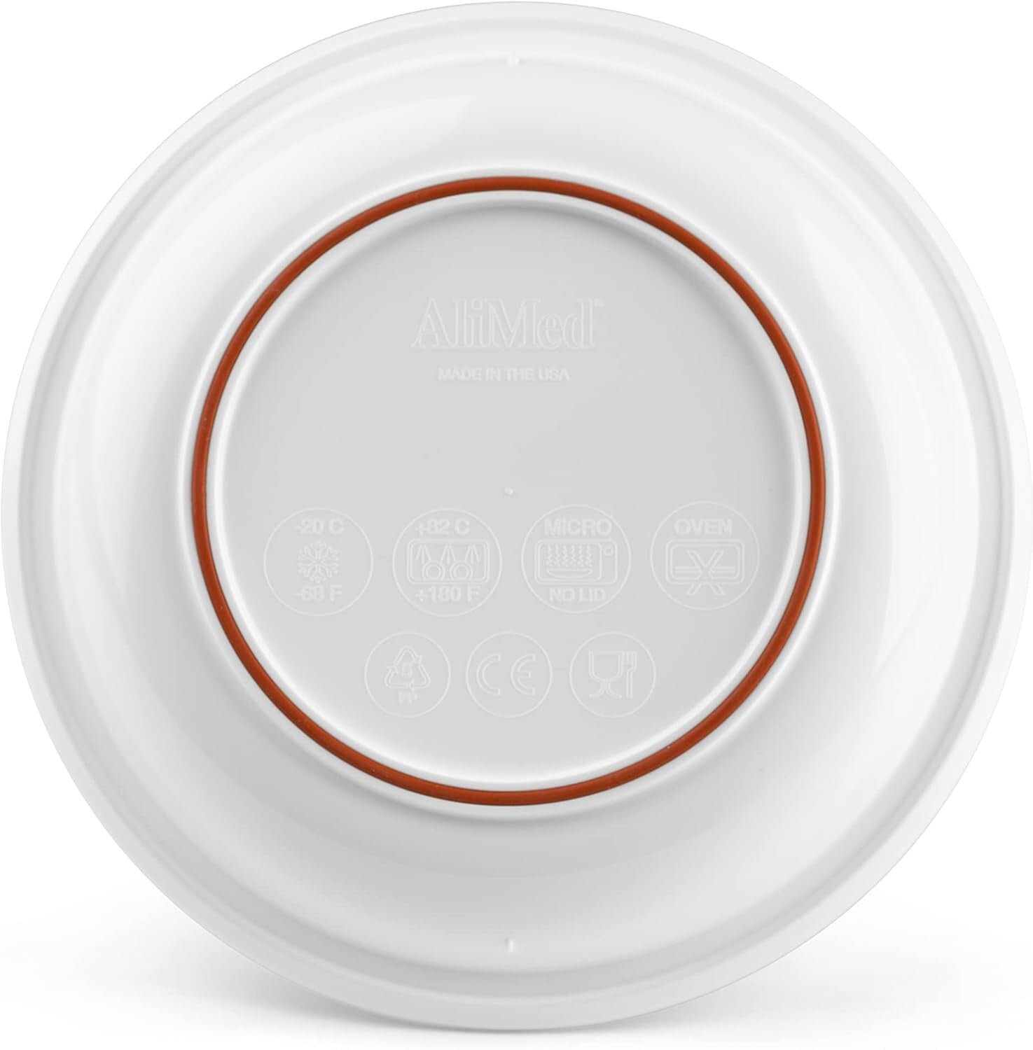 Durable Non-Slip Scoop Plates - 9-inch Set of 6 for Adults with Disabilities