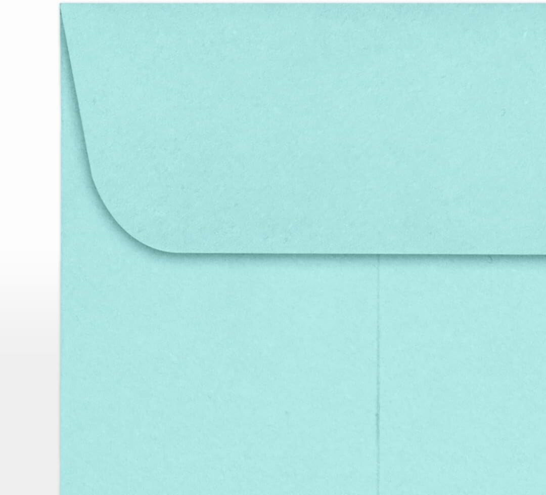 Elegant Mini Coin Envelopes - 1000 Count | Seafoam Blue | Durable & Stylish