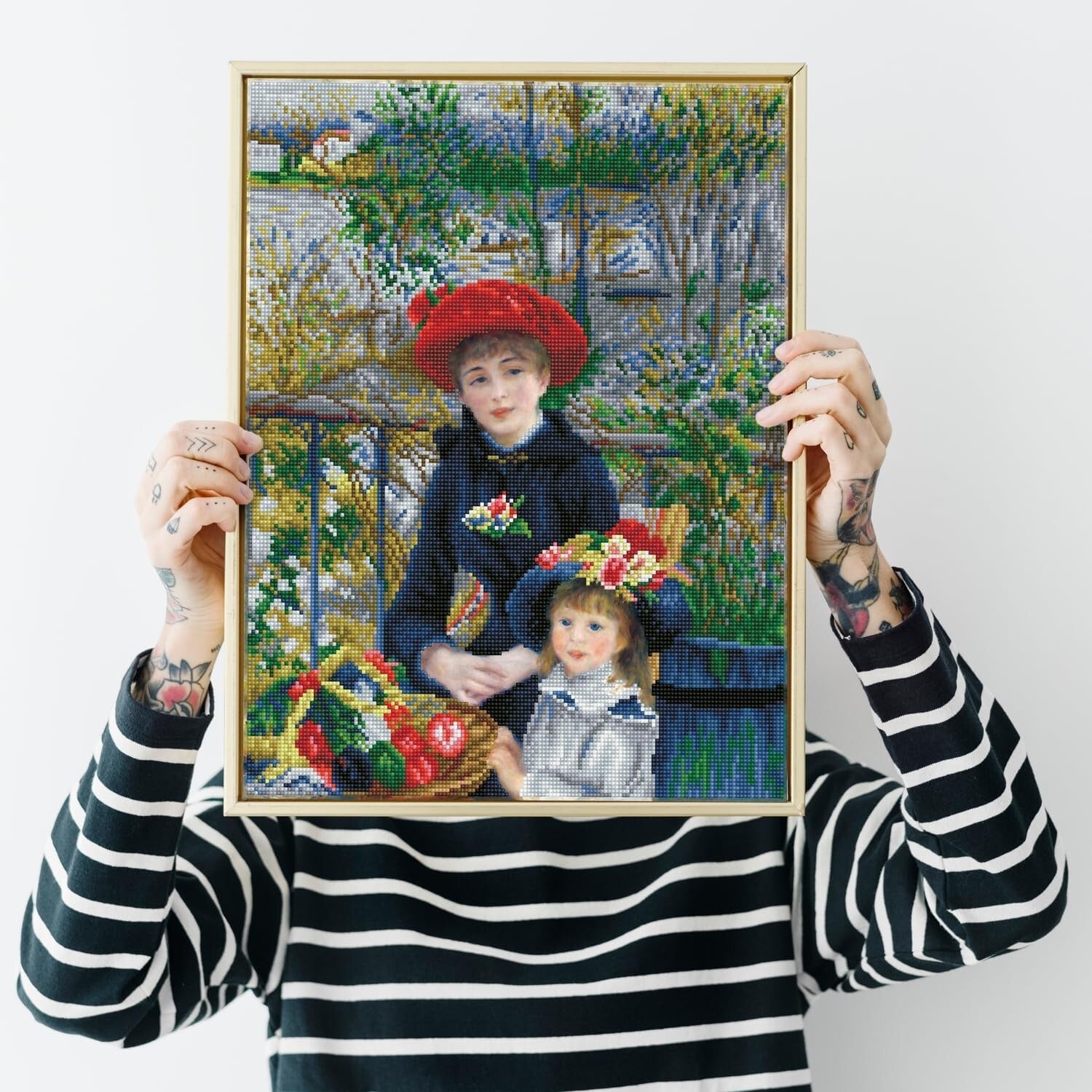 Renoir's Two Sisters Diamond Painting Kit for Adults - Relaxing Creative Craft