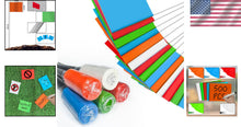Load image into Gallery viewer, Vibrant 500 Pack Marking Flags - 5 Colors for Lawn, Garden &amp; Survey Applications