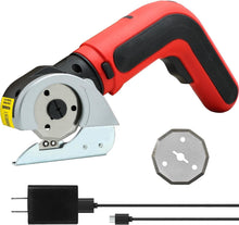 Load image into Gallery viewer, Compact 4V Electric Rotary Cutter with Overload Protection &amp; Charger Included