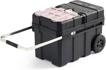 Load image into Gallery viewer, 66 lb Capacity Masterloader Tool Box with Rolling Wheels for Easy Mobility
