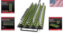 Load image into Gallery viewer, Space-Saving Socket Organizer Tray - 80 Socket Capacity with Spring-Loaded Clips