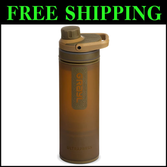 Effortless 16.9 oz Water Purifier Bottle - Clean Water for Outdoor Adventures