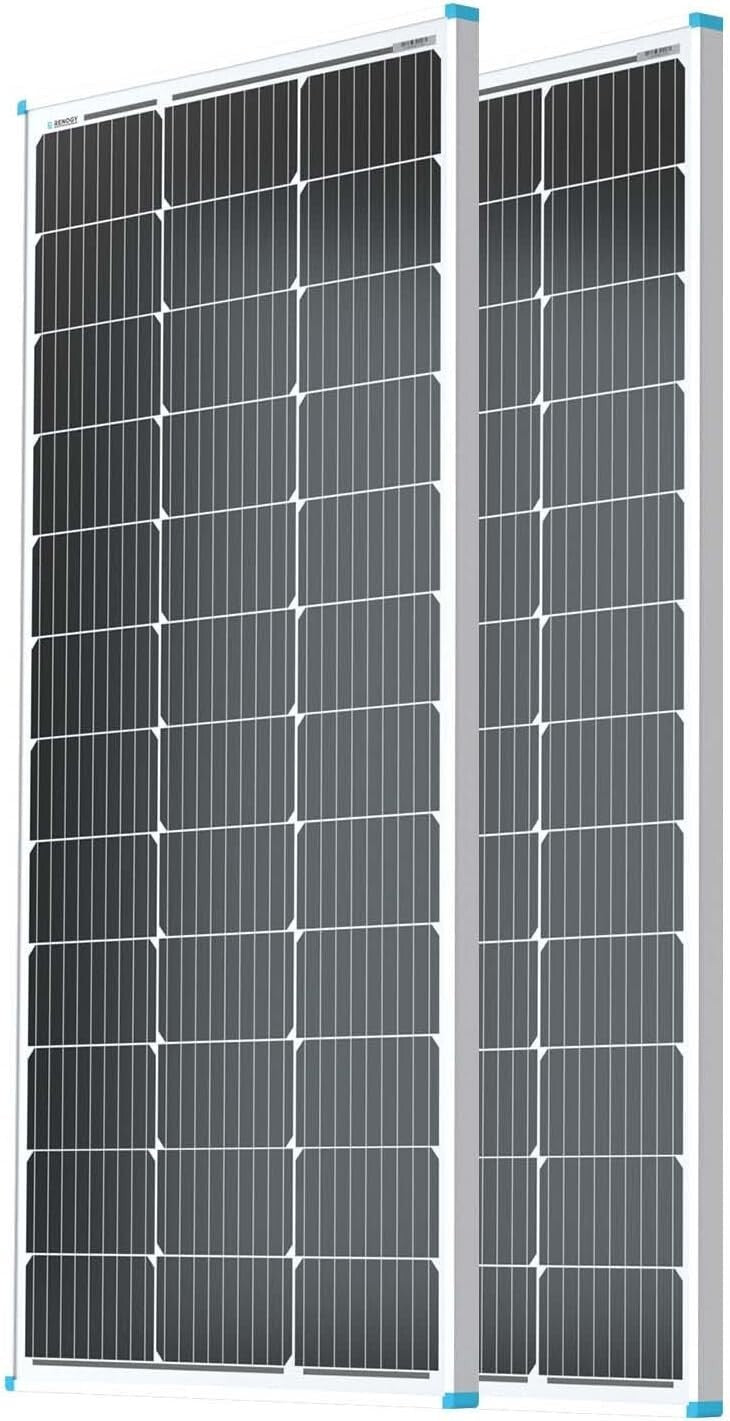 Compact and Lightweight 100W Solar Panel Set - Ideal for RV and Marine Use