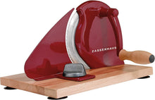Load image into Gallery viewer, Ergonomic Hand-Crank Bread Slicer with Adjustable Thickness - Vintage Red