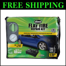 Load image into Gallery viewer, Emergency Flat Tire Repair Kit: Analog Inflator &amp; Sealant for Quick Fixes
