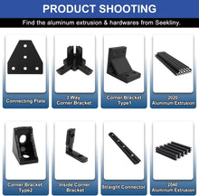 Load image into Gallery viewer, 10pc Aluminum 4040 Corner Bracket T Joint Plate Connector for Stable Structures