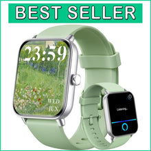Load image into Gallery viewer, Advanced Fitness Tracker Smartwatch with Heart Rate, IP68 Waterproof &amp; Alexa