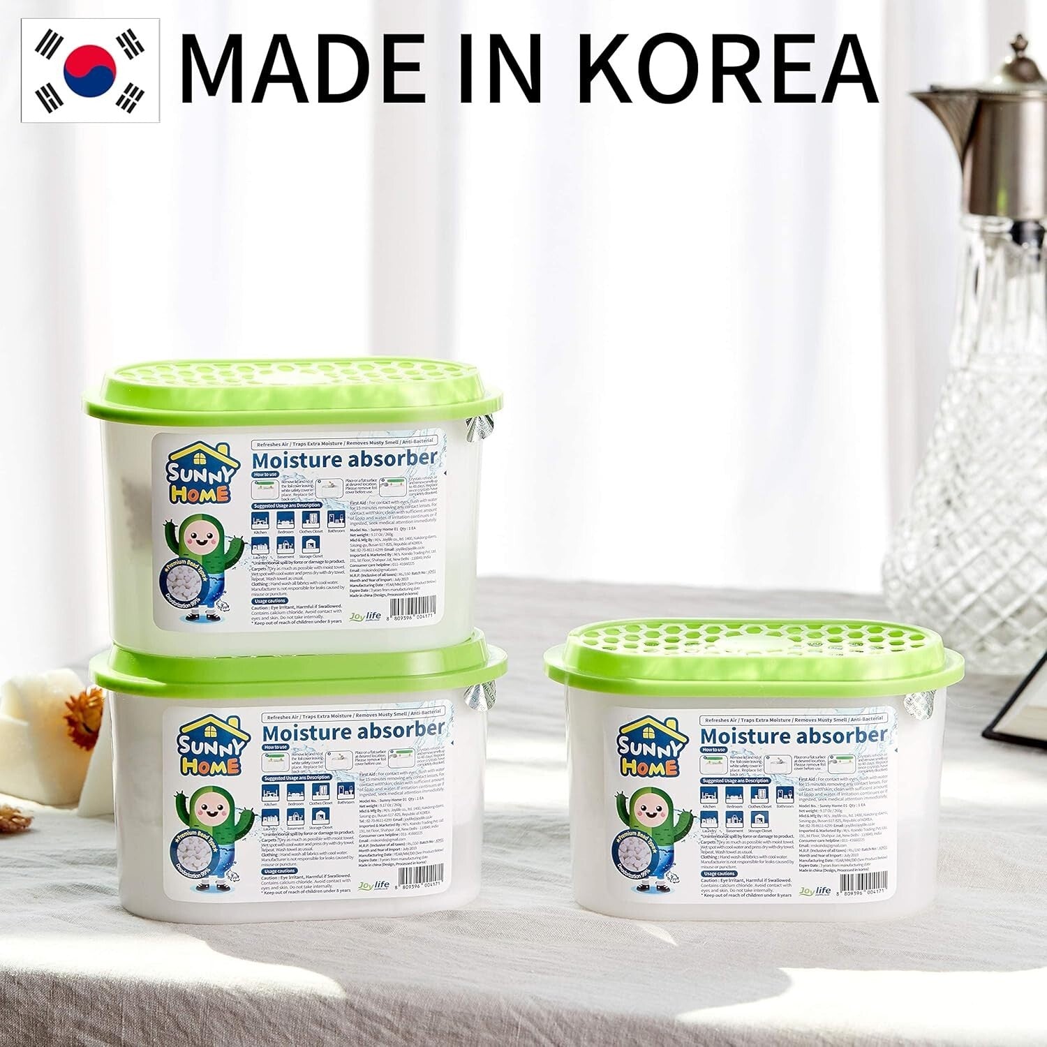 Effective 24-Pack Moisture-Absorbing Beads – Deodorizer for Closets & Bathrooms